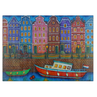 Colours of Amsterdam Cutting Board