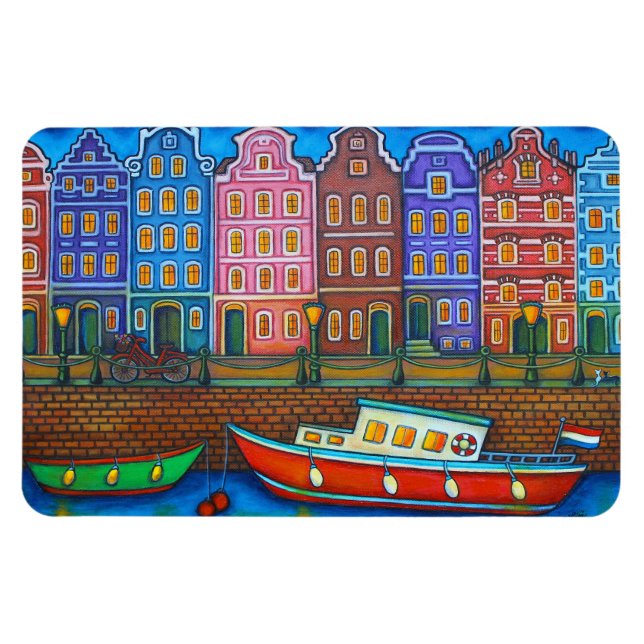Colours of Amsterdam Flexible Magney Magnet (Horizontal)