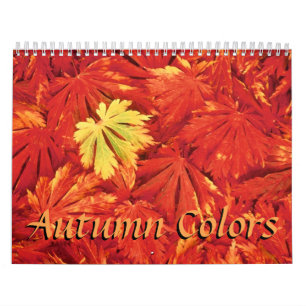 Colours of Autumn 2018 Calendar