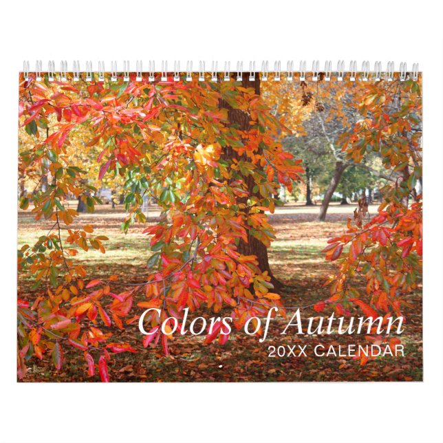 Colours of Autumn Calendar (Cover)