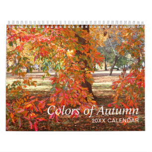 Colours of Autumn Calendar