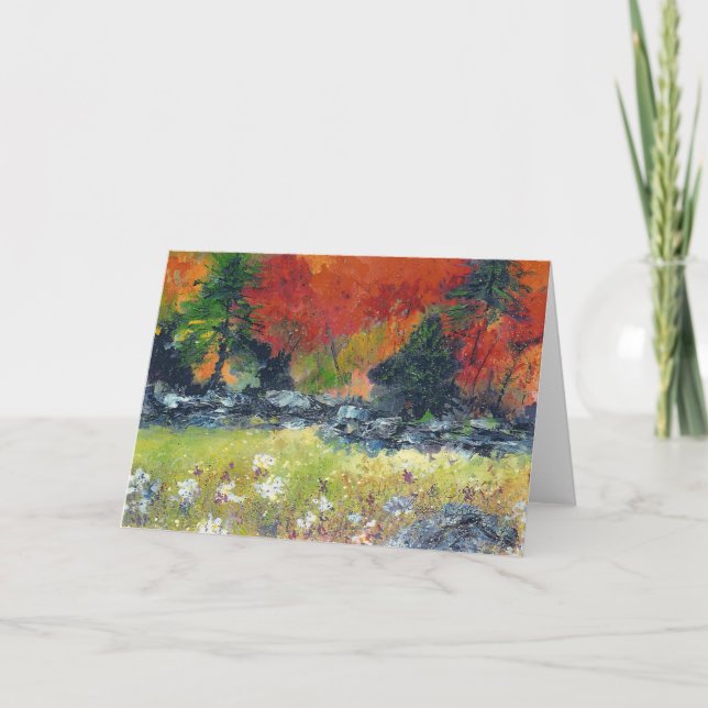 Colours of Autumn Greeting Card by Maureen A. (Front)