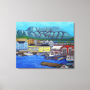 Colours of Cape Town Wrapped Canvas