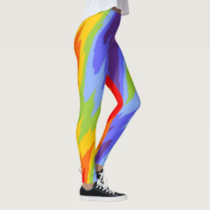 Colours of Chakras / Rainbow - cracked edge II Leggings