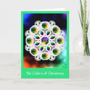 Colours of Christmas Holiday Card