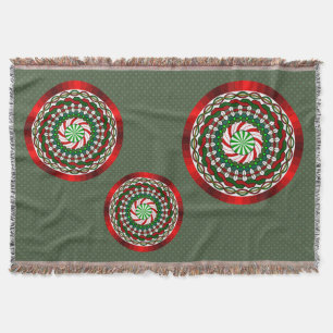 Colours of Christmas Throw Blanket