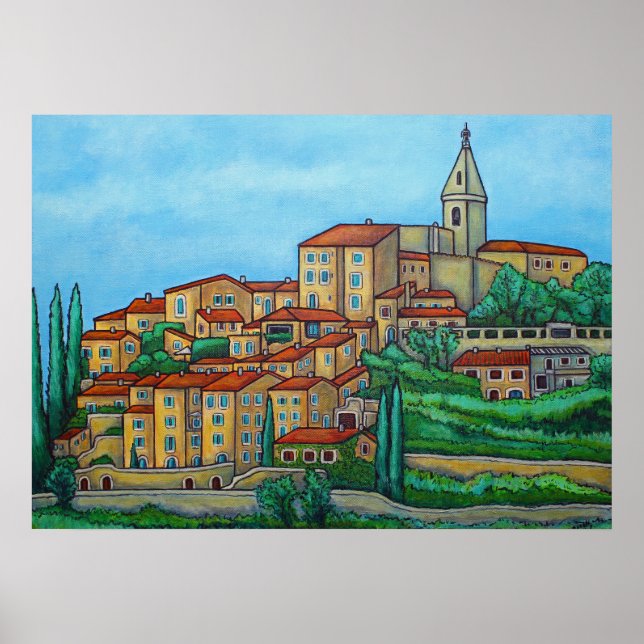 Colours of Crillon-le-Brave, Poster Print 28x20 (Front)