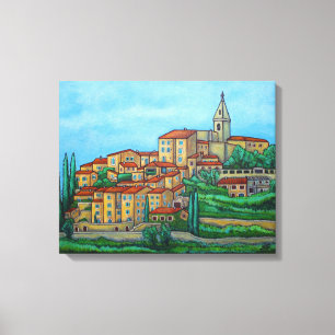 Colours of Crillon-le-Brave, Provence Canvas Print
