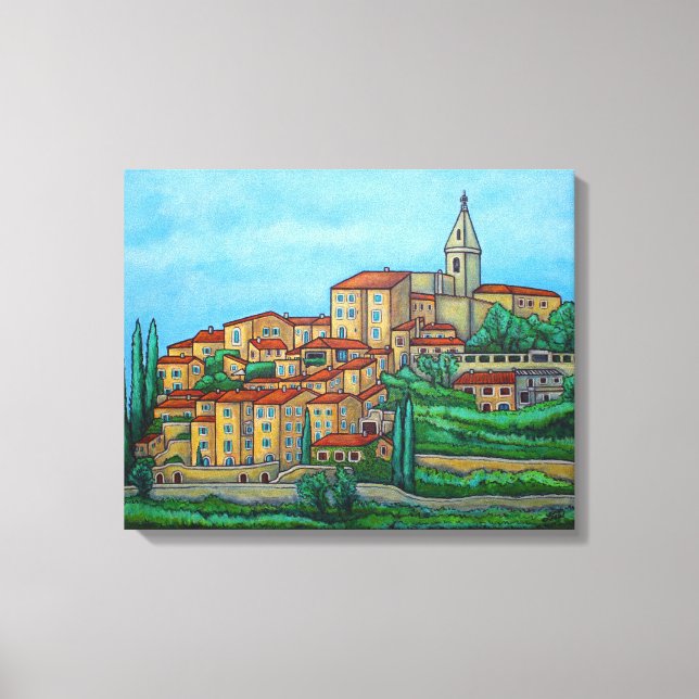 Colours of Crillon-le-Brave, Provence Canvas Print (Front)