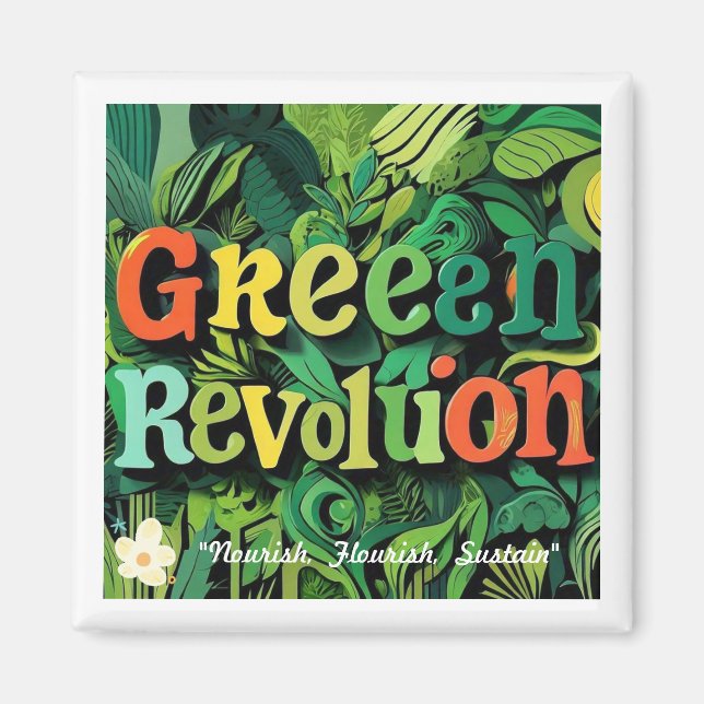 "Colours of Ecological Awareness" Magnet (Front)