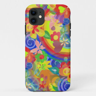 Colours of Flower Power iPhone 11 Case