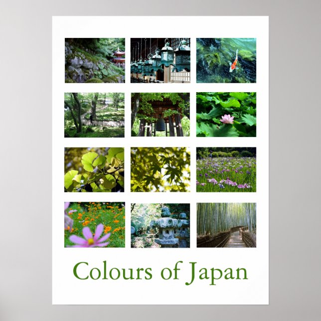 Colours of Japan (green) Poster (Front)