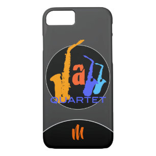 Colours of Jazz Quartet Monogram iPhone Case