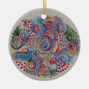 Colours of Life Mandala Ceramic Tree Decoration