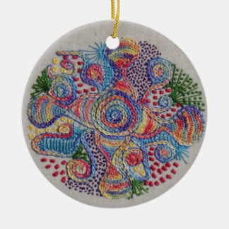 Colours of Life Mandala Ceramic Tree Decoration