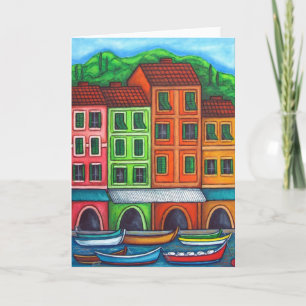 Colours of Liguira Greeting Card
