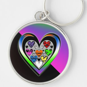 Colours of Love Key Ring