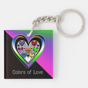 Colours of Love Key Ring