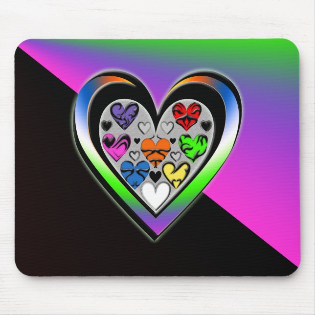 Colours of Love Mouse Mat (Front)