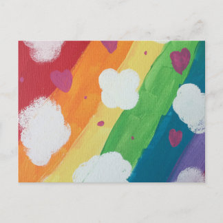 Colours Of Love Postcard