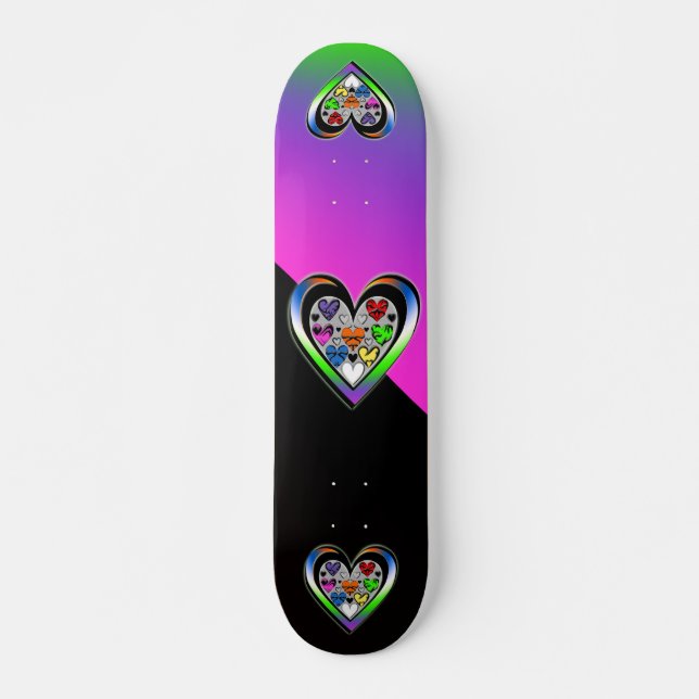 Colours of Love Skateboard Deck (Front)