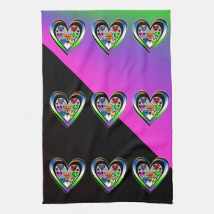 Colours of Love Tea Towel