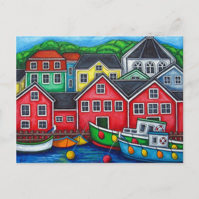 Colours of Lunenburg Post Card (Front)