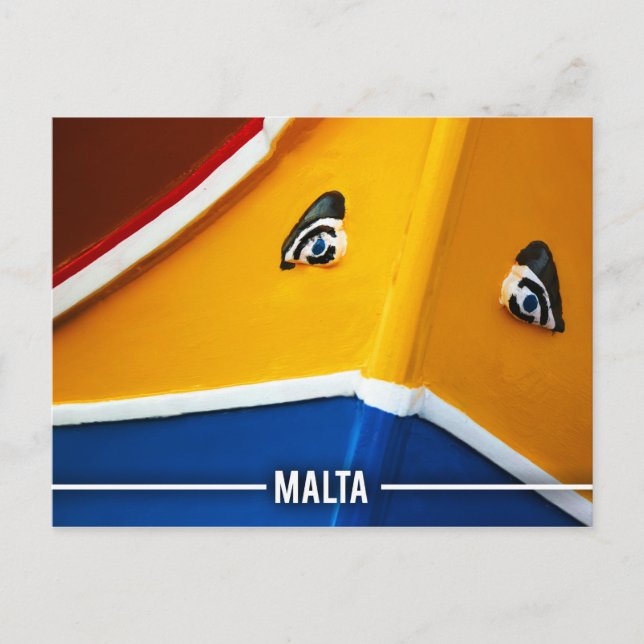 Colours of Malta Postcard (Front)