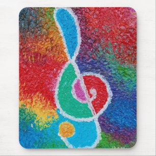 Colours of music Mousepad