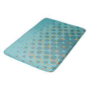 Colours of New Zealand - Density in Turquoise Bath Mat