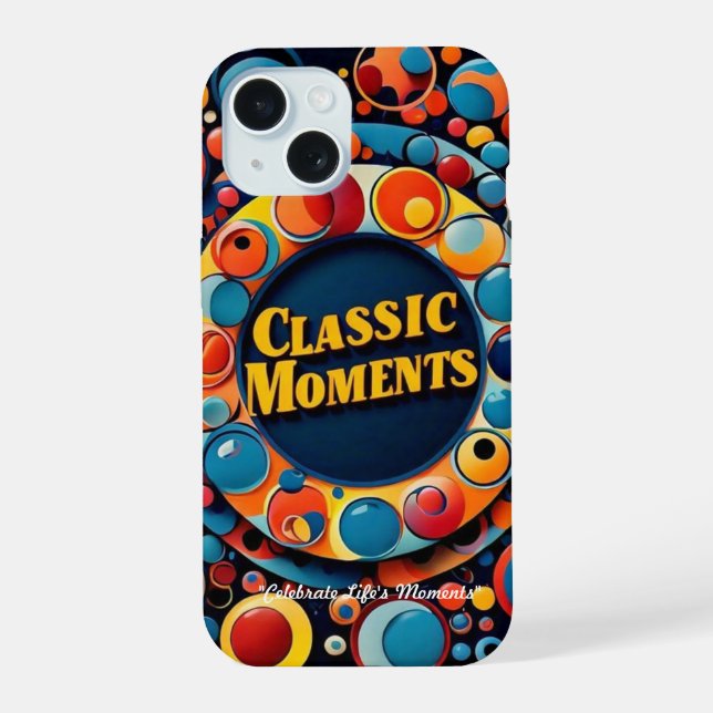 "Colours of Nostalgia" iPhone 15 Case (Back)