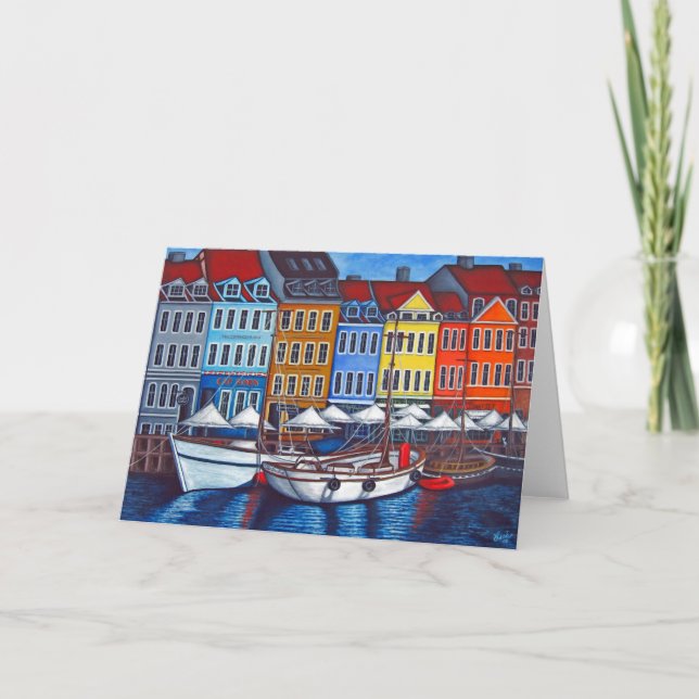 Colours of Nyhan Greeting Card (Front)