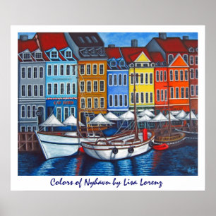 Colours of Nyhavn Poster Print