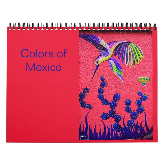 Colours of Oaxaca Calendar (Cover)