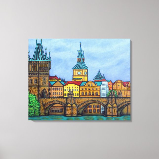Colours of Prague Canvas Print (Front)