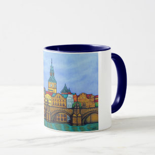 Colours of Prague Mug by Lisa Lorenz