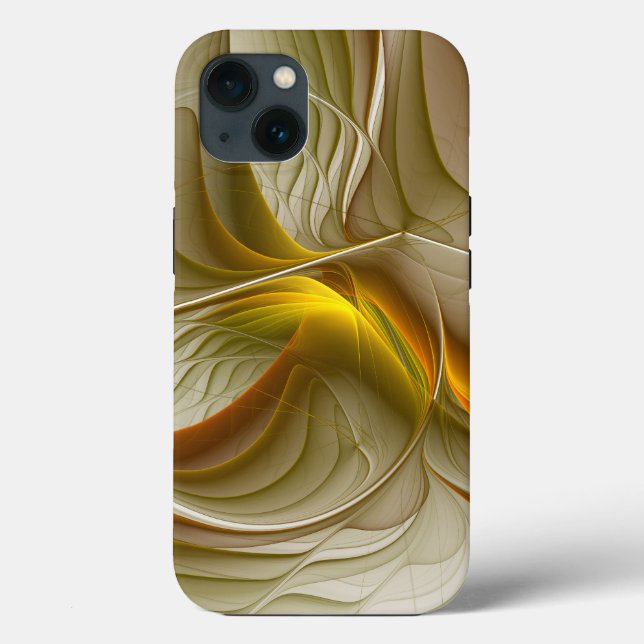 Colours of Precious Metals, Abstract Fractal Art Case-Mate iPhone Case (Back)