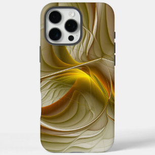 Colours of Precious Metals, Abstract Fractal Art iPhone 16 Pro Max Case