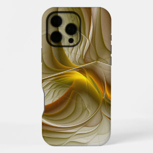 Colours of Precious Metals, Abstract Fractal Art iPhone 16 Pro Max Case