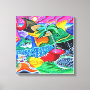 Colours of Puerto Rico - Caribbean Canvas Print