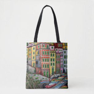 Colours of Riomaggiore Bag By Lisa Lorenz