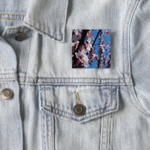 Colours of spring 15 cm square badge