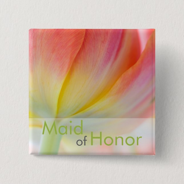 Colours of Spring • Wedding Button (Front)