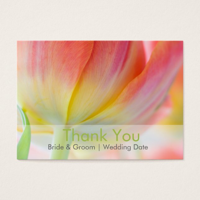 Colours of Spring • Wedding Favour Tag (Front)