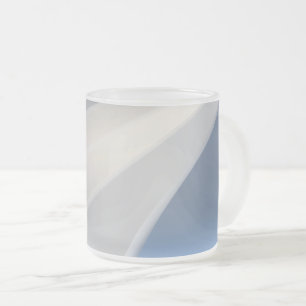Colours of stones frosted glass coffee mug