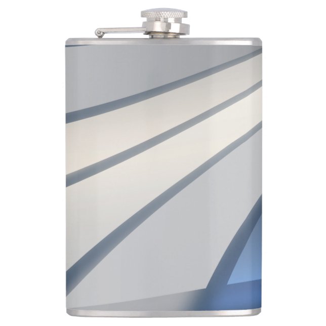 Colours of stones hip flask (Front)