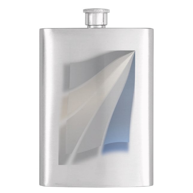 Colours of stones hip flask (Front)