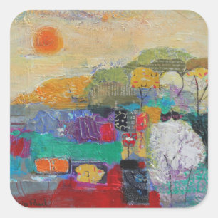 Colours of Summer 2014 Square Sticker