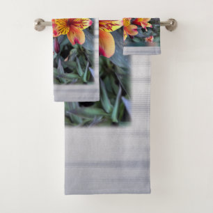 Colours of summer bath towel set