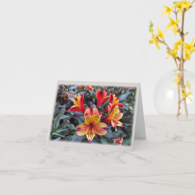 Colours of summer card (Yellow Flower)